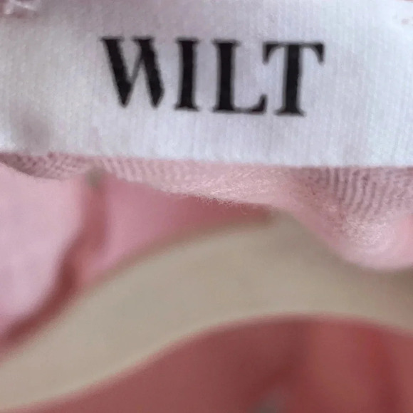 Light pink wilt ruffle tee - Picture 3 of 4